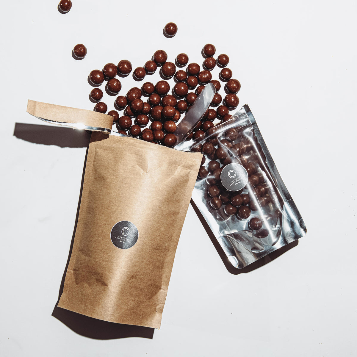 Nature Boy Premium Milk Chocolate Coffee Beans by Changing Lanes Coffee